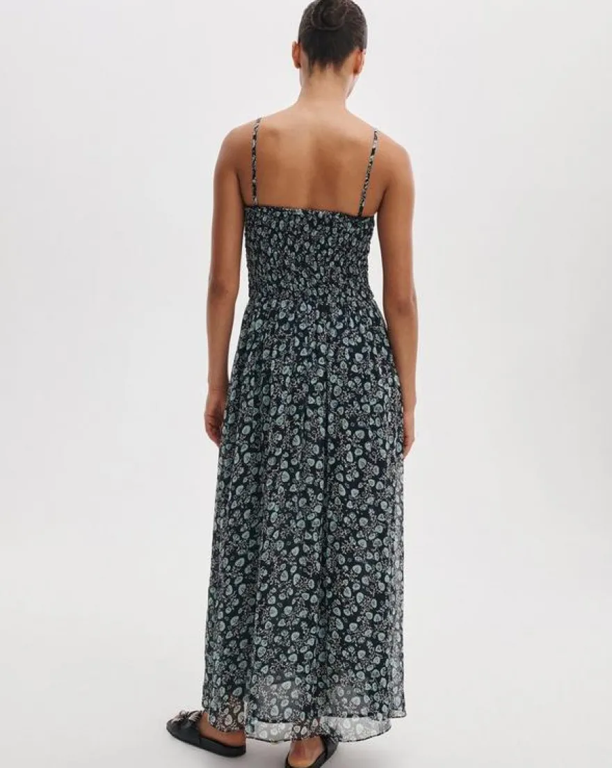 Hallie Strapless Floral Dress