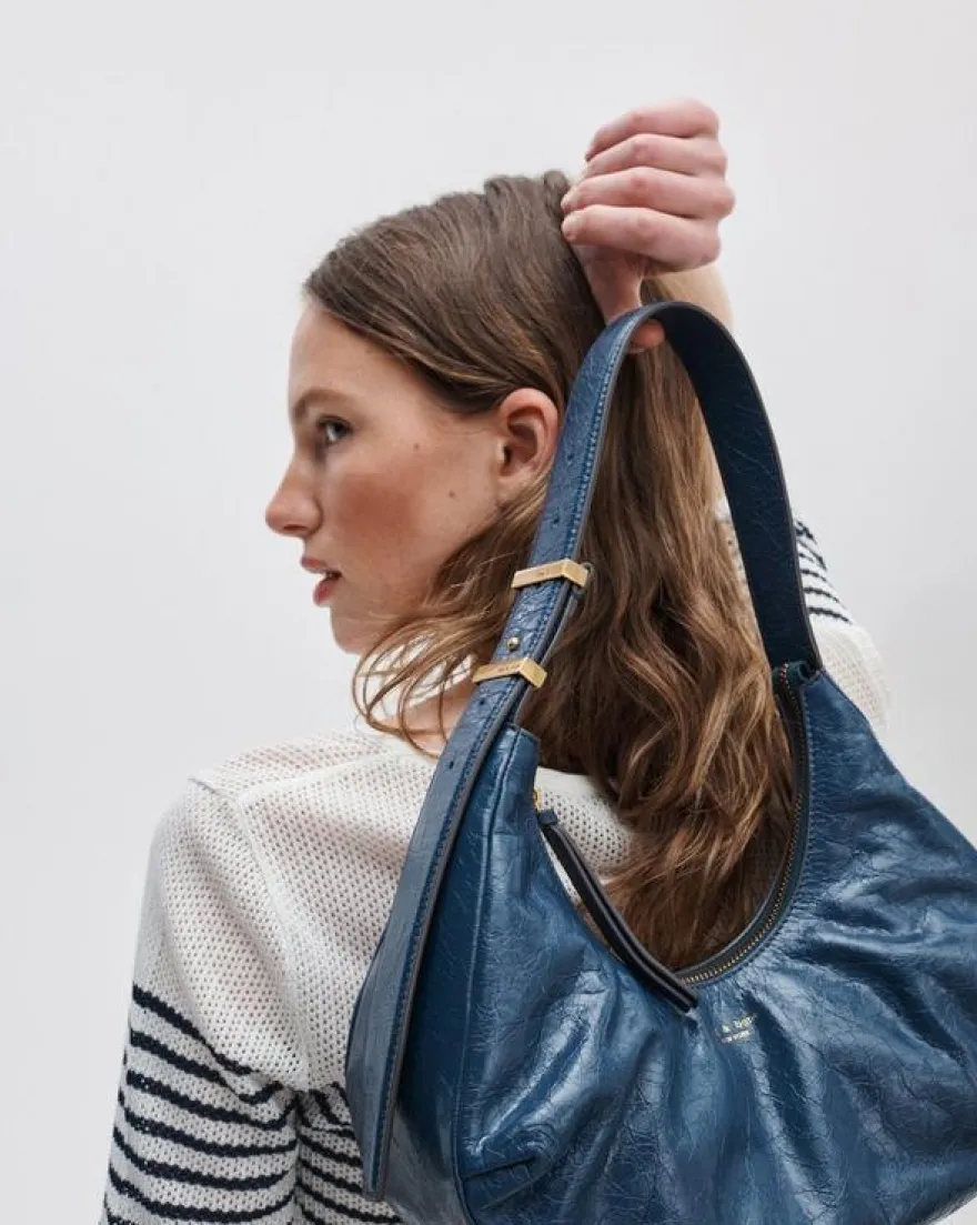 Hudson Leather Hobo Bag