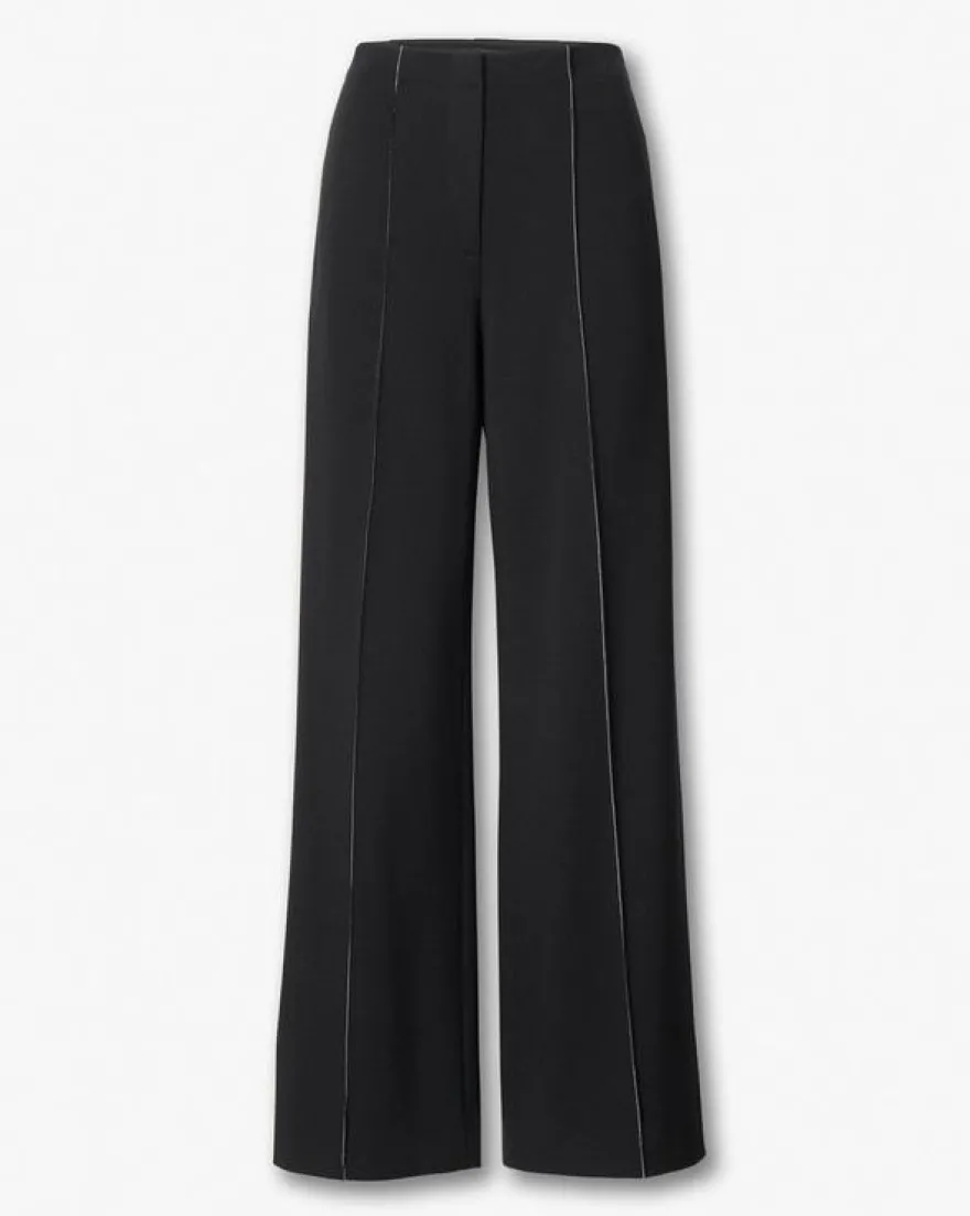 Irina Contrast-Stitch Pants