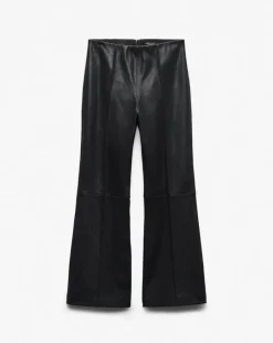 Irina Kick Flare Leather Pants
