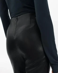 Irina Kick Flare Leather Pants