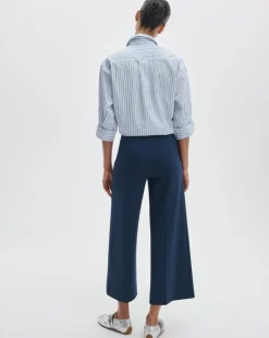 Irina Refine Knit Wide-Leg Pants