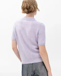 Jada Brushed Cashmere Polo