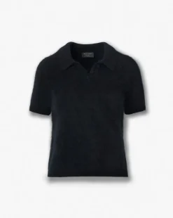 Jada Brushed Cashmere Polo