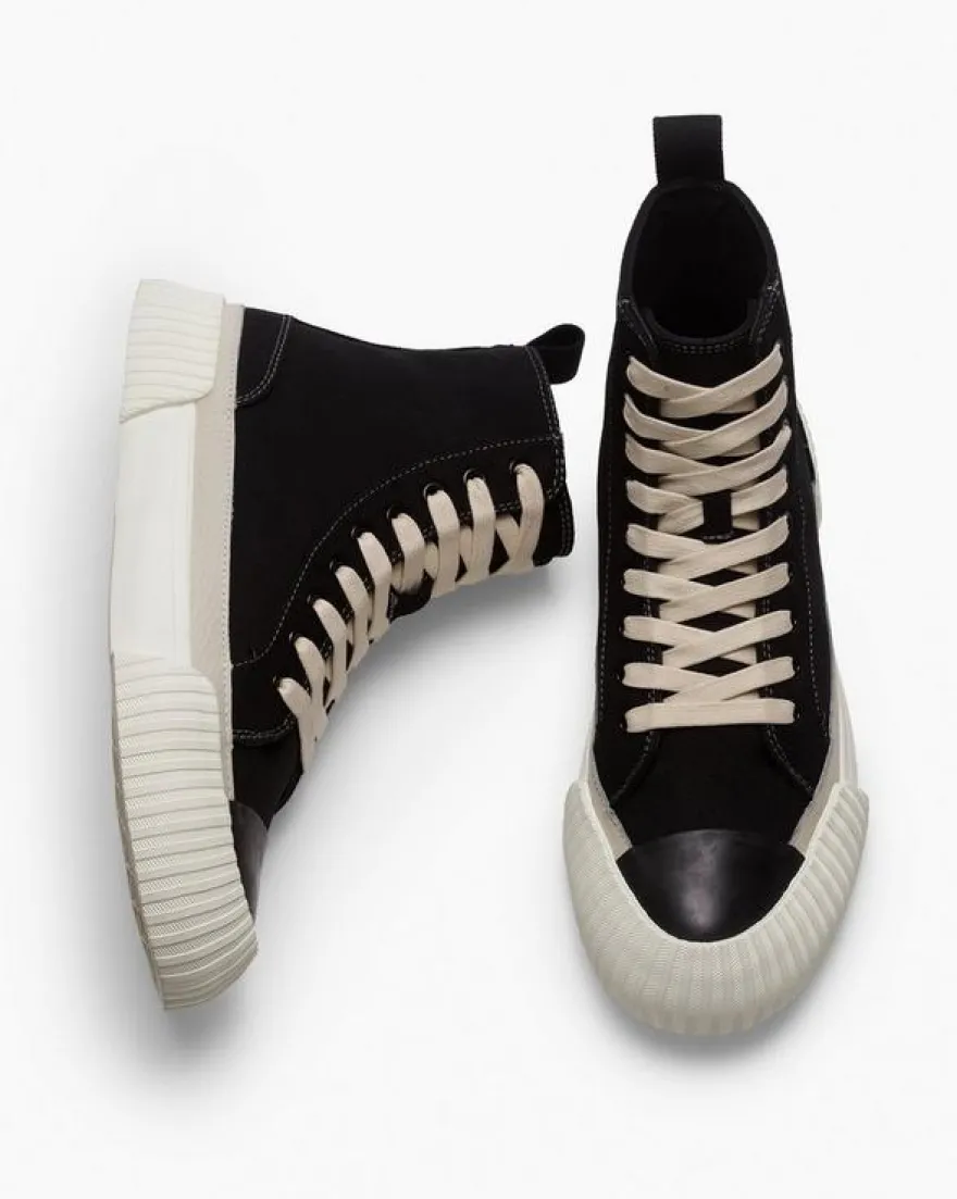 Jones High-Top Canvas Sneakers