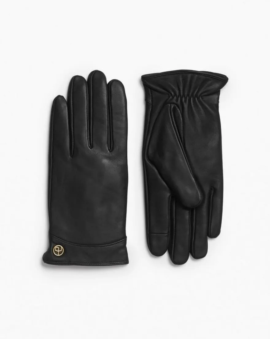 Joni Cashmere-Lined Leather Gloves