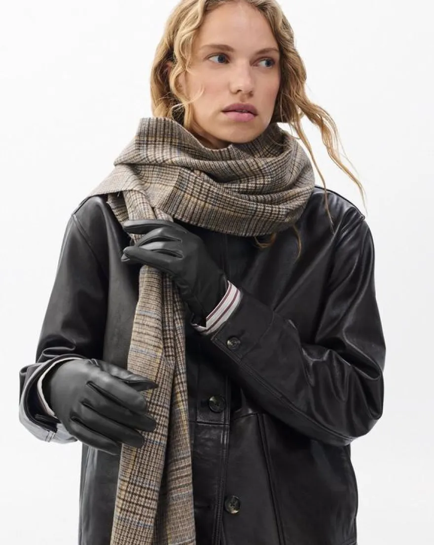 Joni Cashmere-Lined Leather Gloves