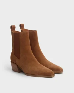 Joni Italian Suede Chelsea Boots