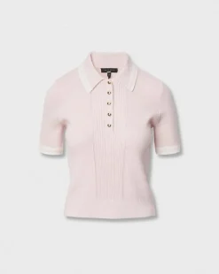 Laurie Cotton-Cashmere Polo