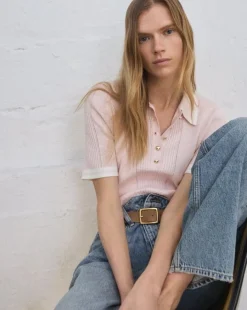 Laurie Cotton-Cashmere Polo