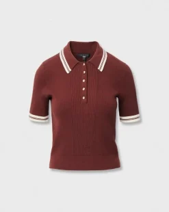 Laurie Cotton-Cashmere Polo