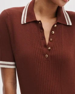 Laurie Cotton-Cashmere Polo