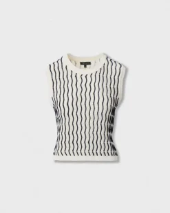 Leslie Striped Vest