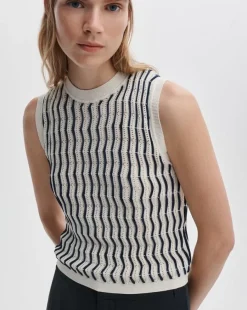 Leslie Striped Vest