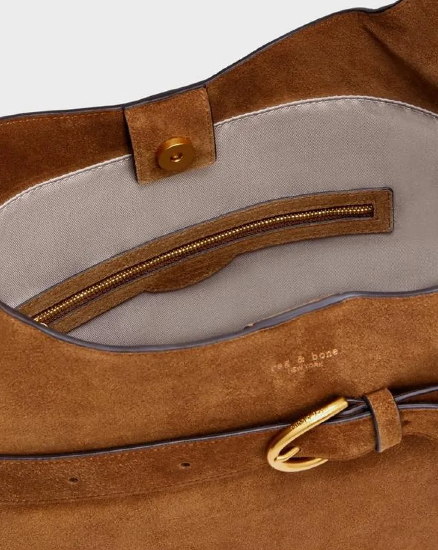 Lexington Suede Bucket Bag