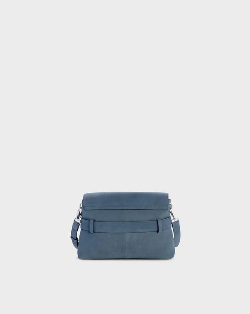Lexington Suede Flap Bag