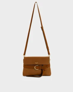 Lexington Suede Flap Bag