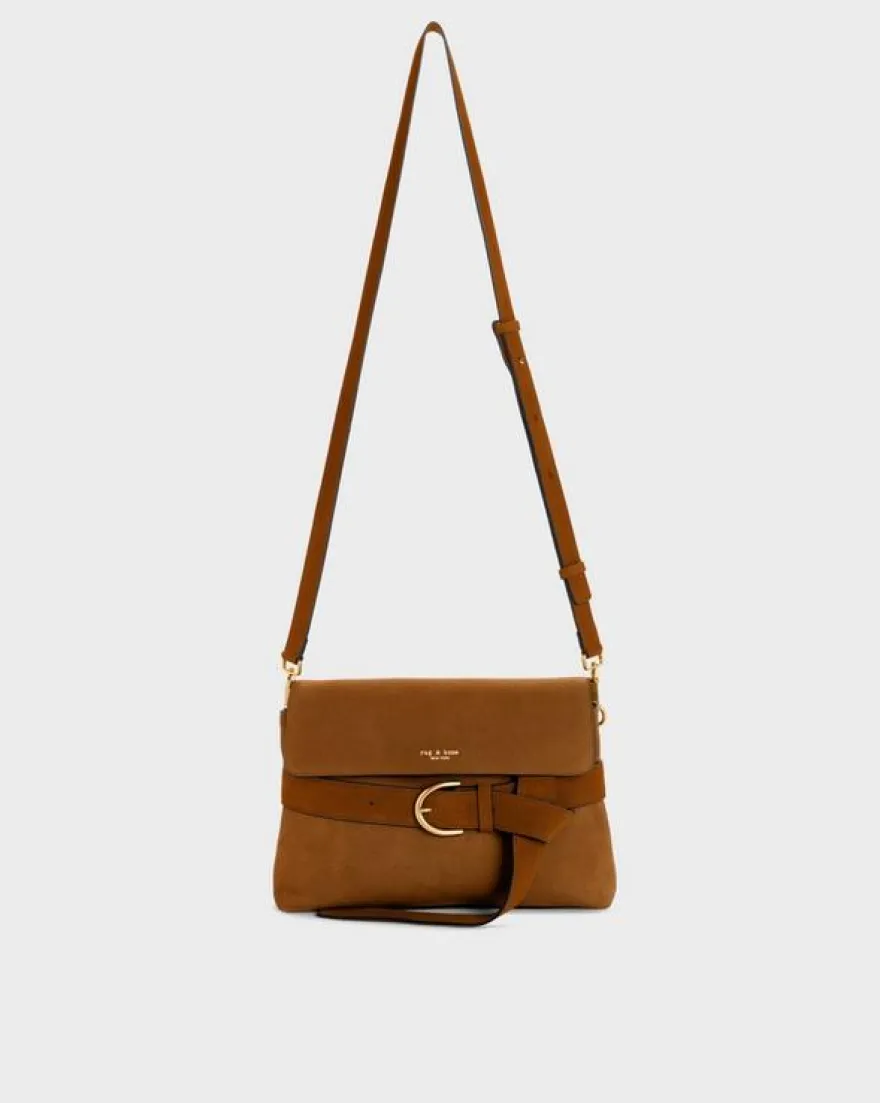 Lexington Suede Flap Bag