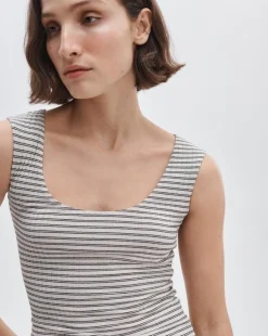 Luca Striped Reversible Tee