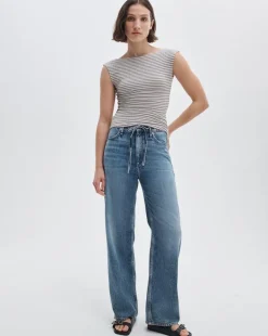 Luca Striped Reversible Tee