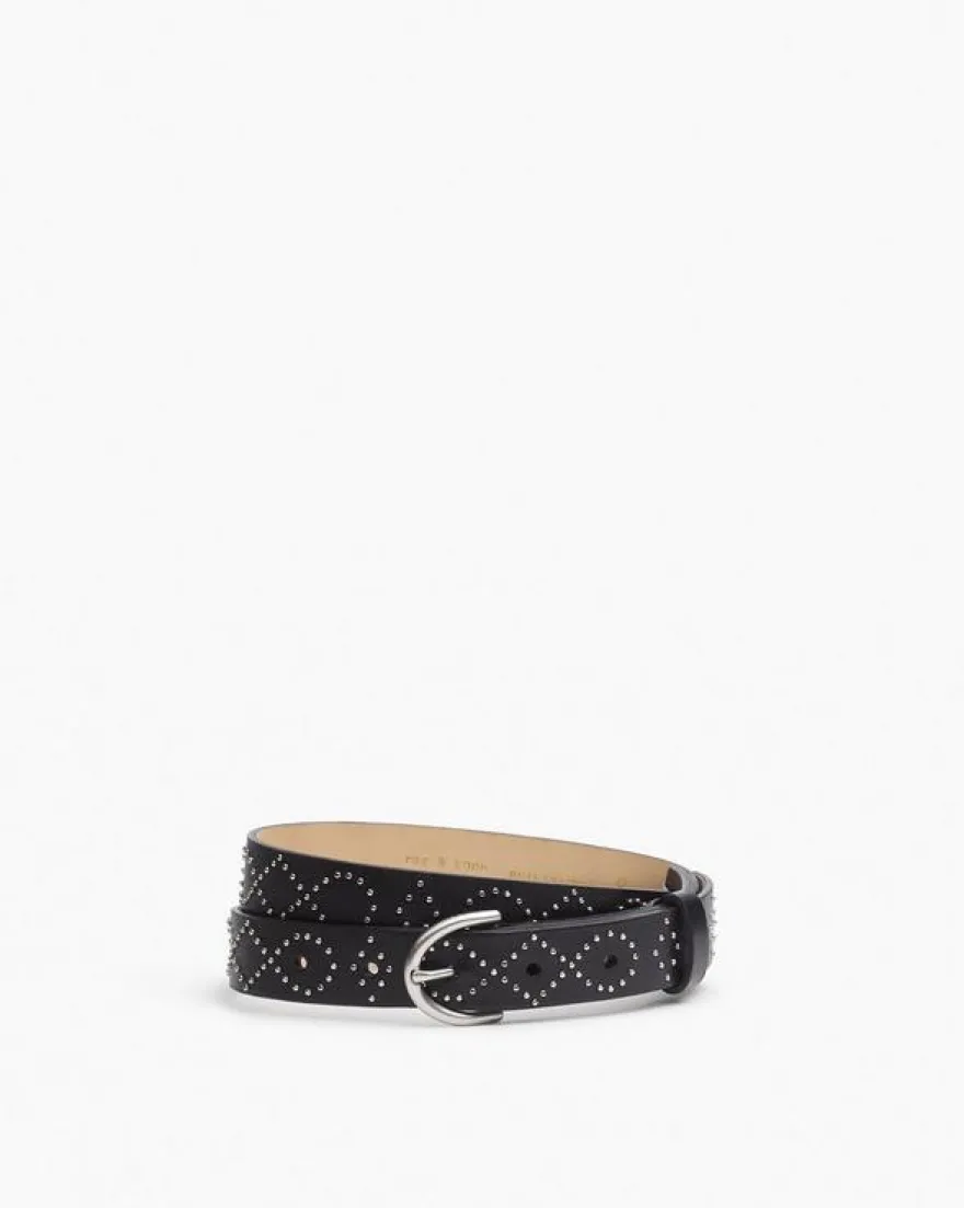 Maisie Studded Leather Belt