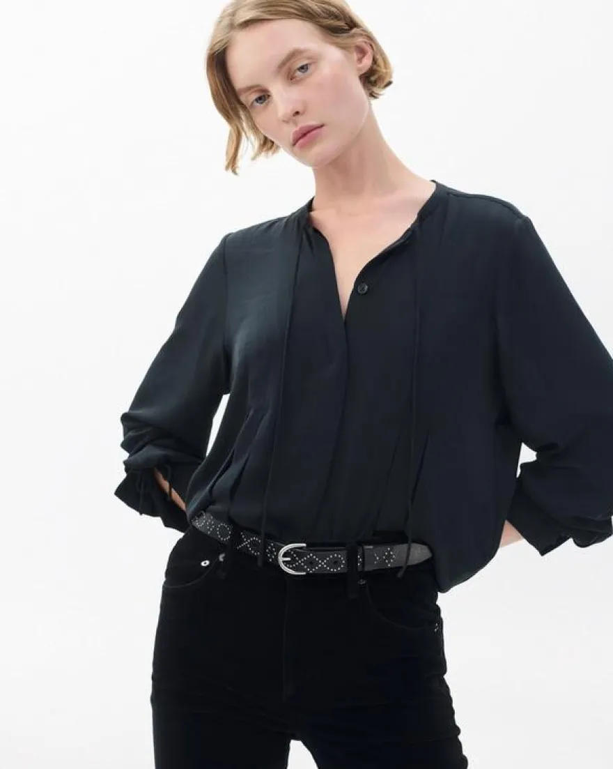Maisie Studded Leather Belt
