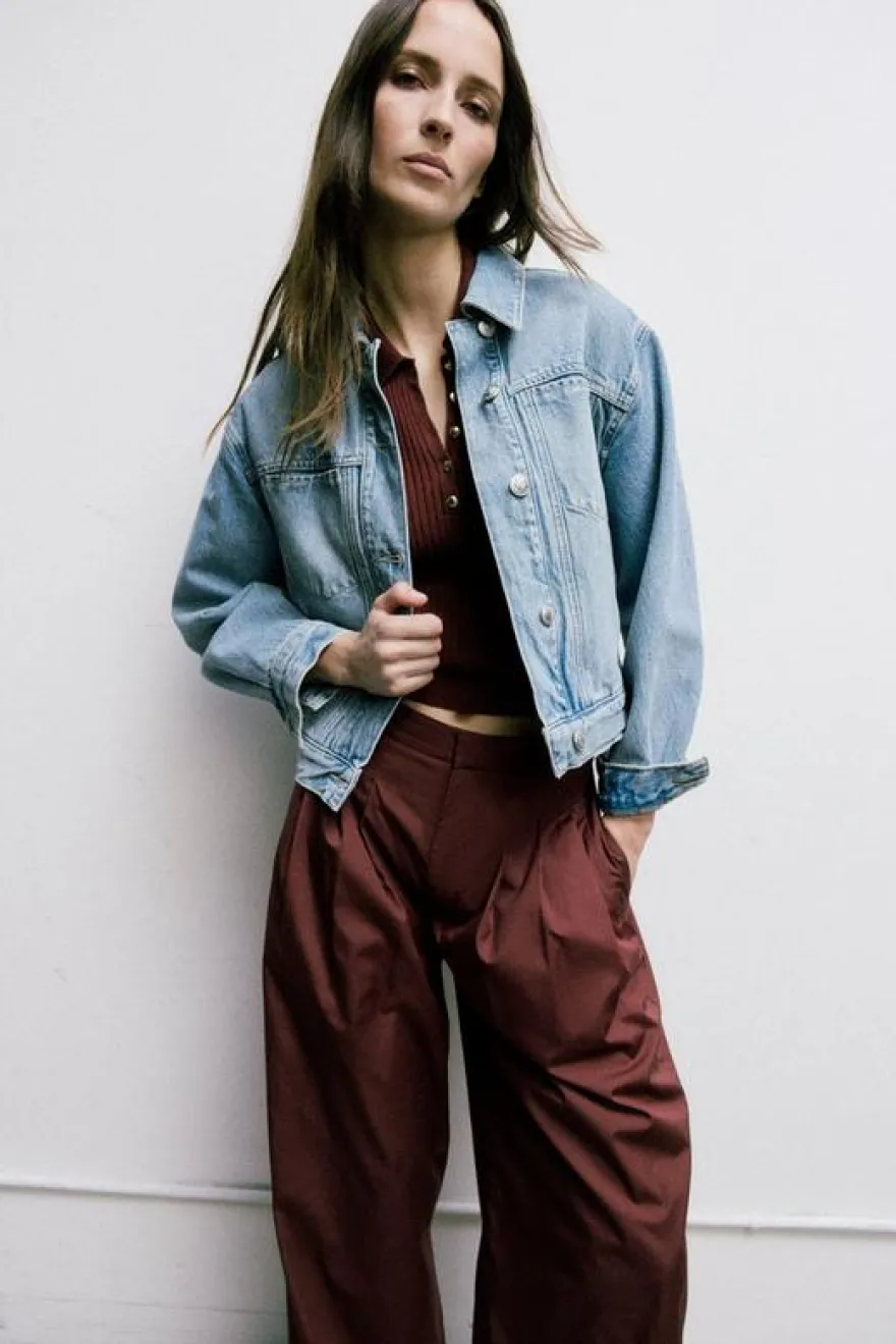 Marie Denim Trucker Jacket