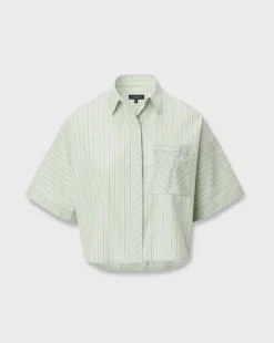 Marin Short-Sleeve Striped Shirt