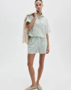Marin Short-Sleeve Striped Shirt