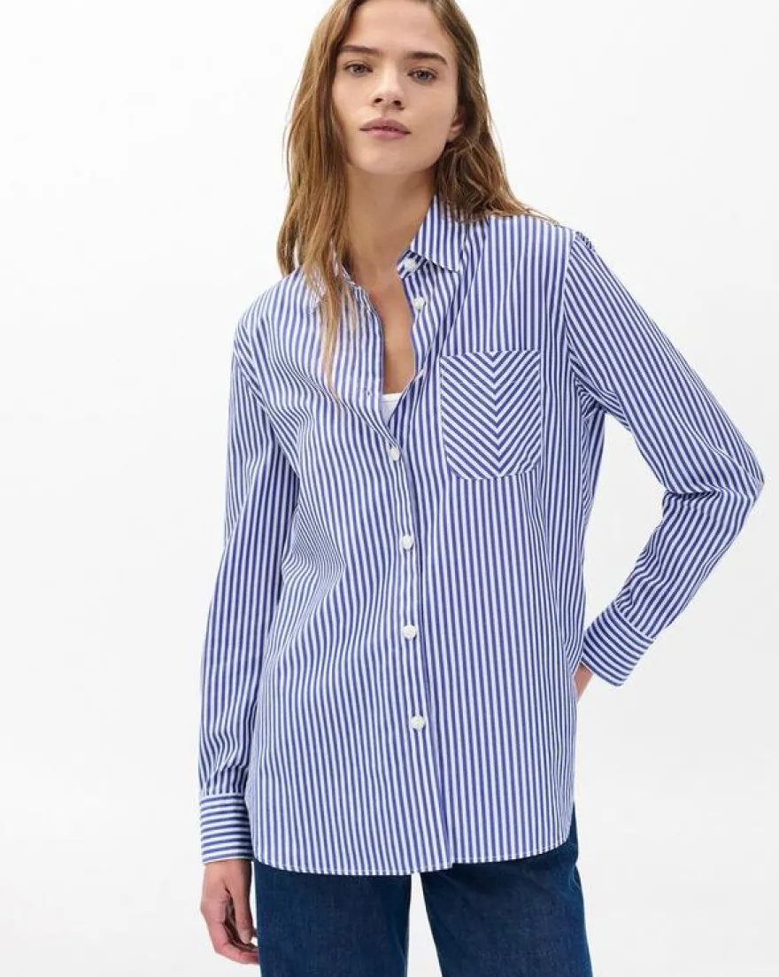 Maxine Poplin Stripe Shirt