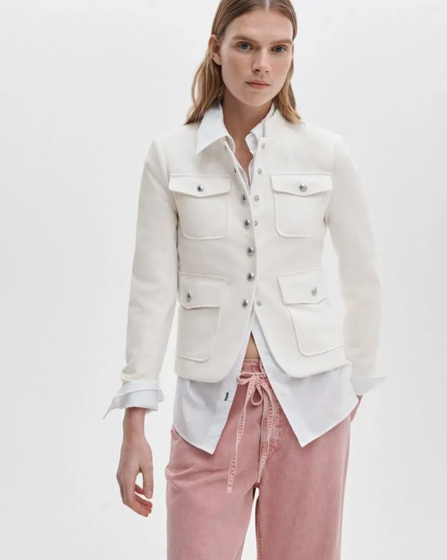 Mercer Italian Textured Knit Blazer