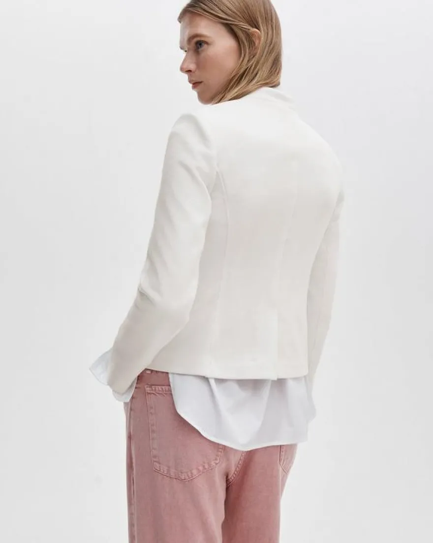 Mercer Italian Textured Knit Blazer