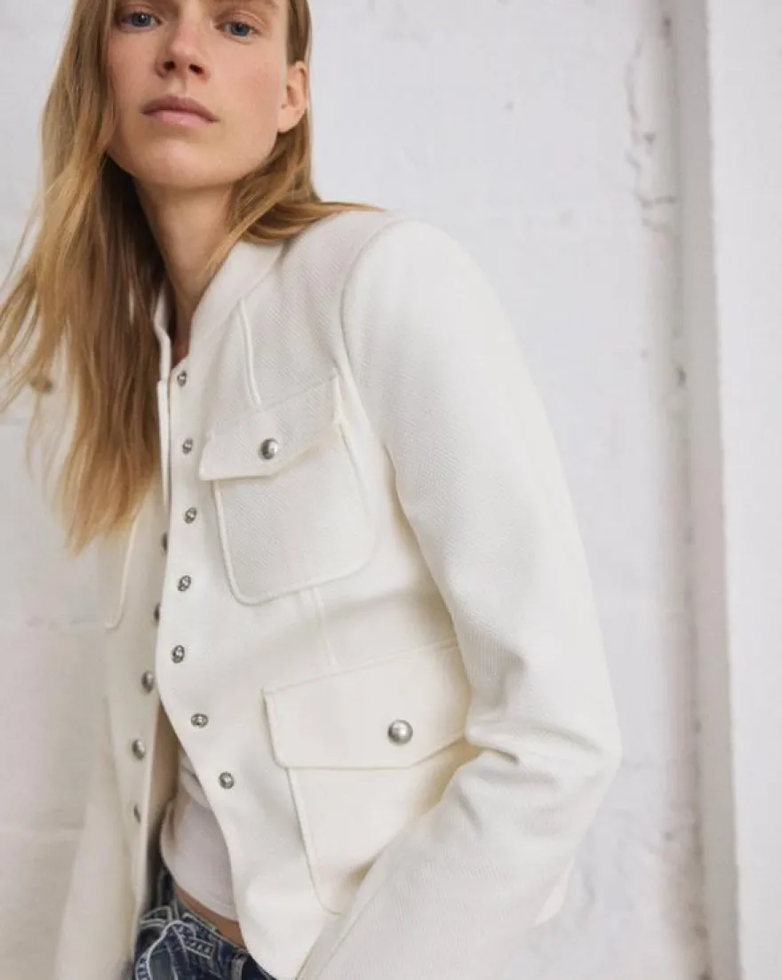 Mercer Italian Textured Knit Blazer