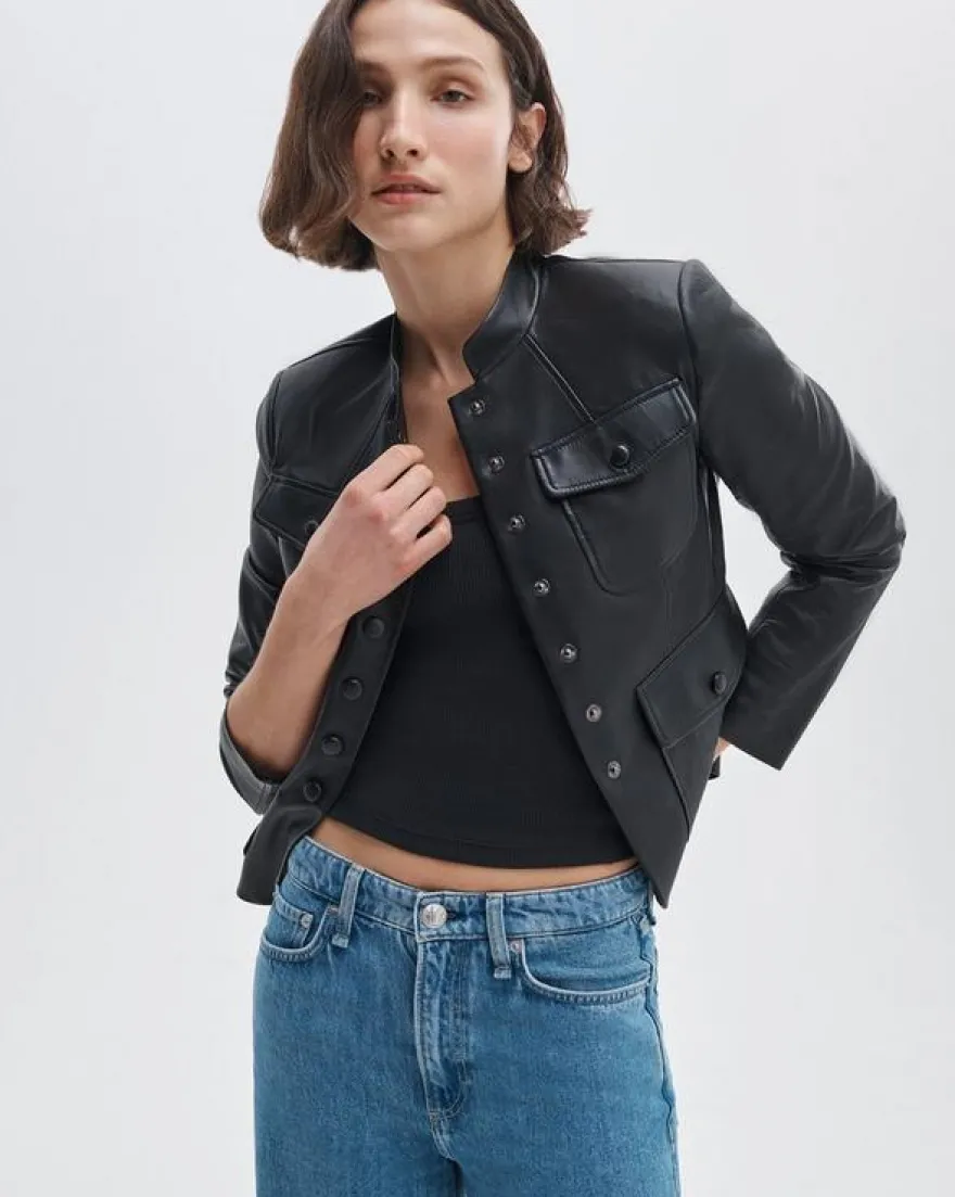 Mercer Leather Blazer