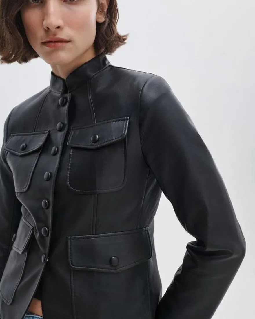 Mercer Leather Blazer