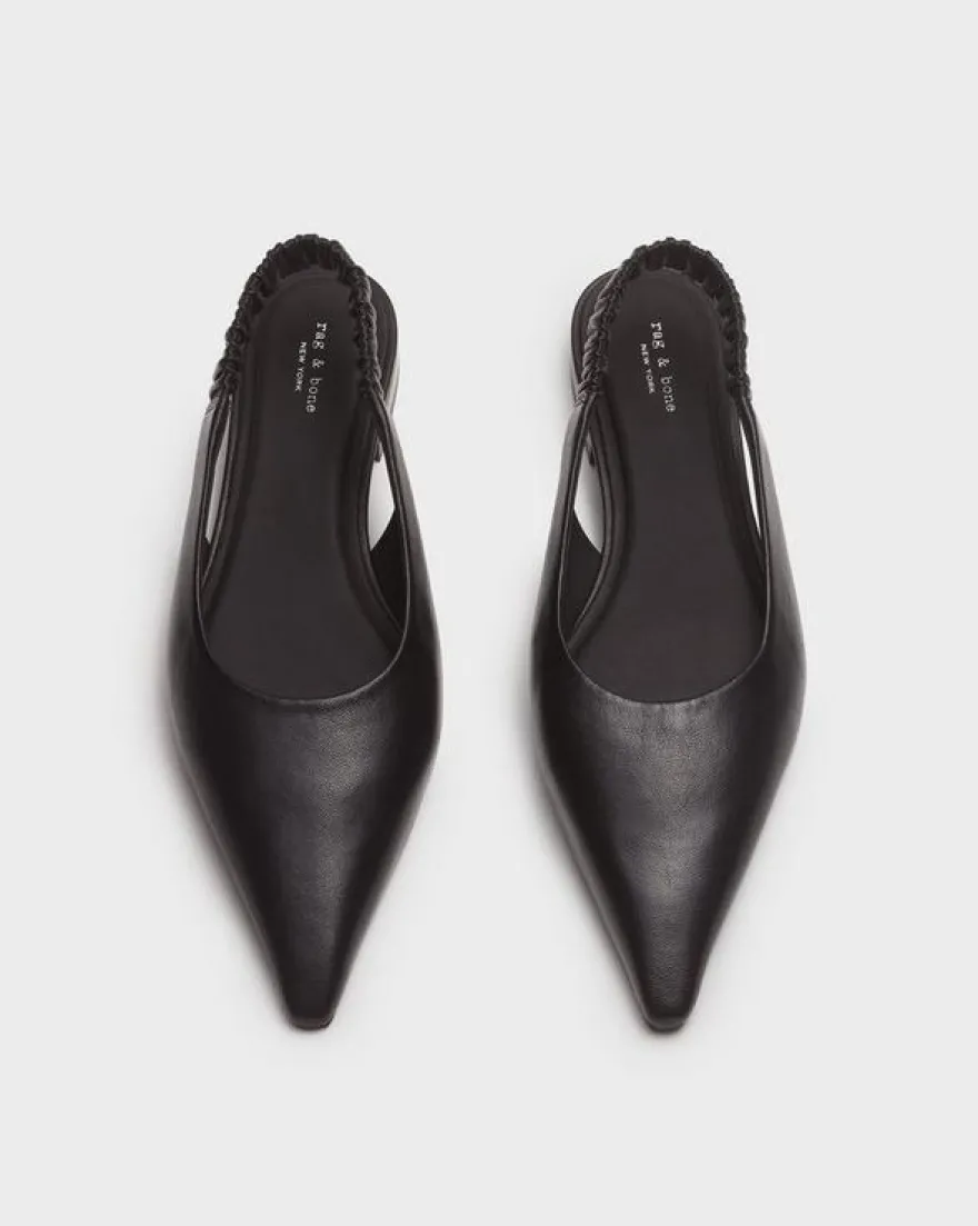 Mercer Leather Slingback Flats