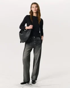 Mercer Medium Leather Hobo Bag
