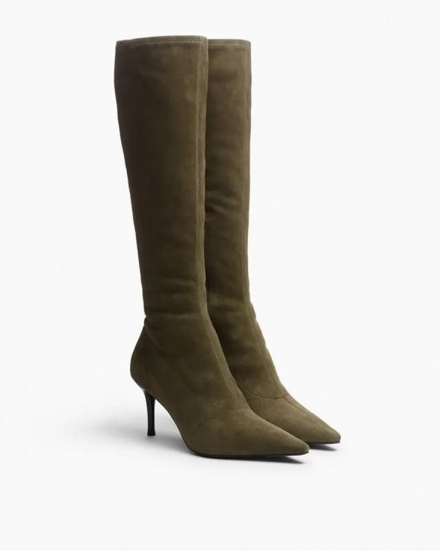 Mercer Suede Knee-High Boots