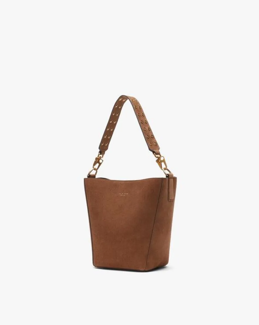 Parker Suede Bucket Bag