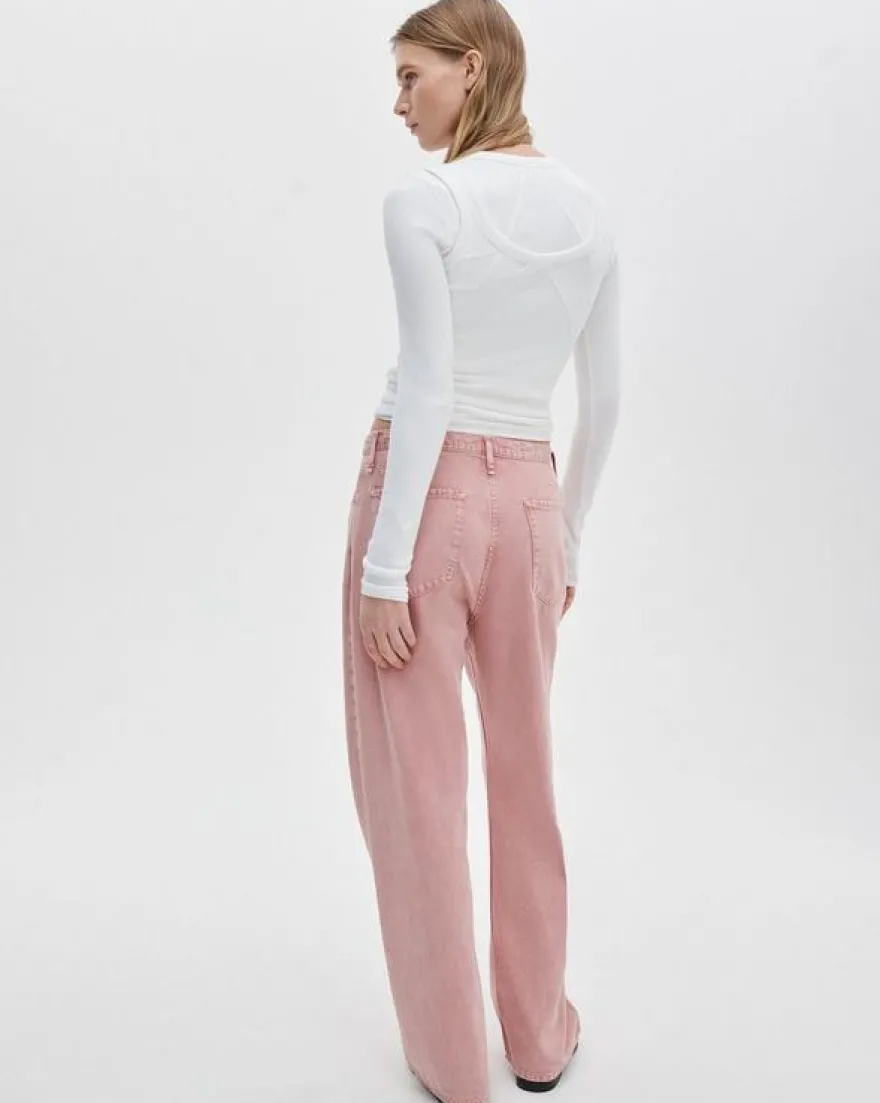 Phoebe Drawstring Wide-Leg Jean