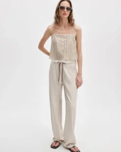rb Miramar Drawstring Wide-Leg Pants