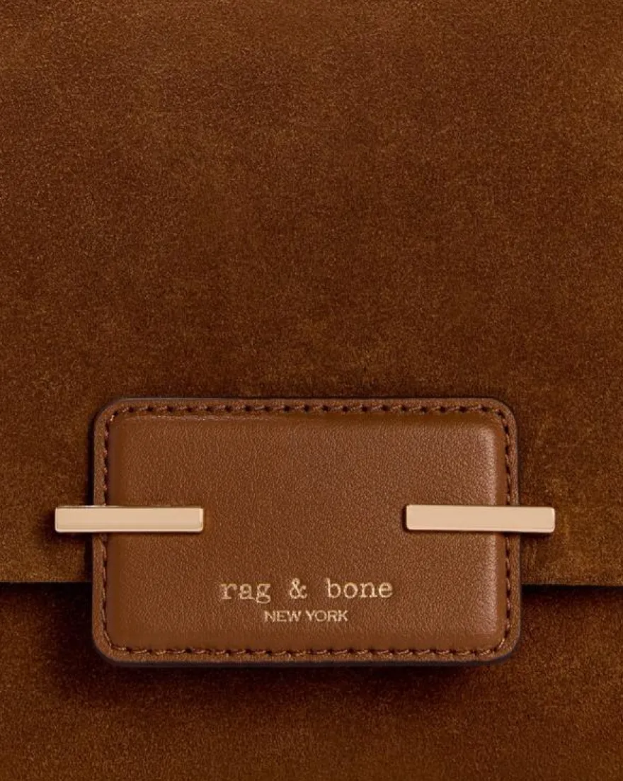 Realm Suede Top Handle Bag