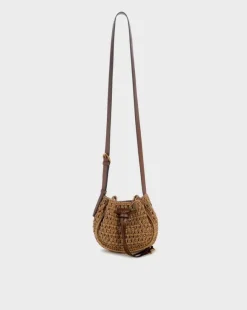 River Raffia Crossbody Bag