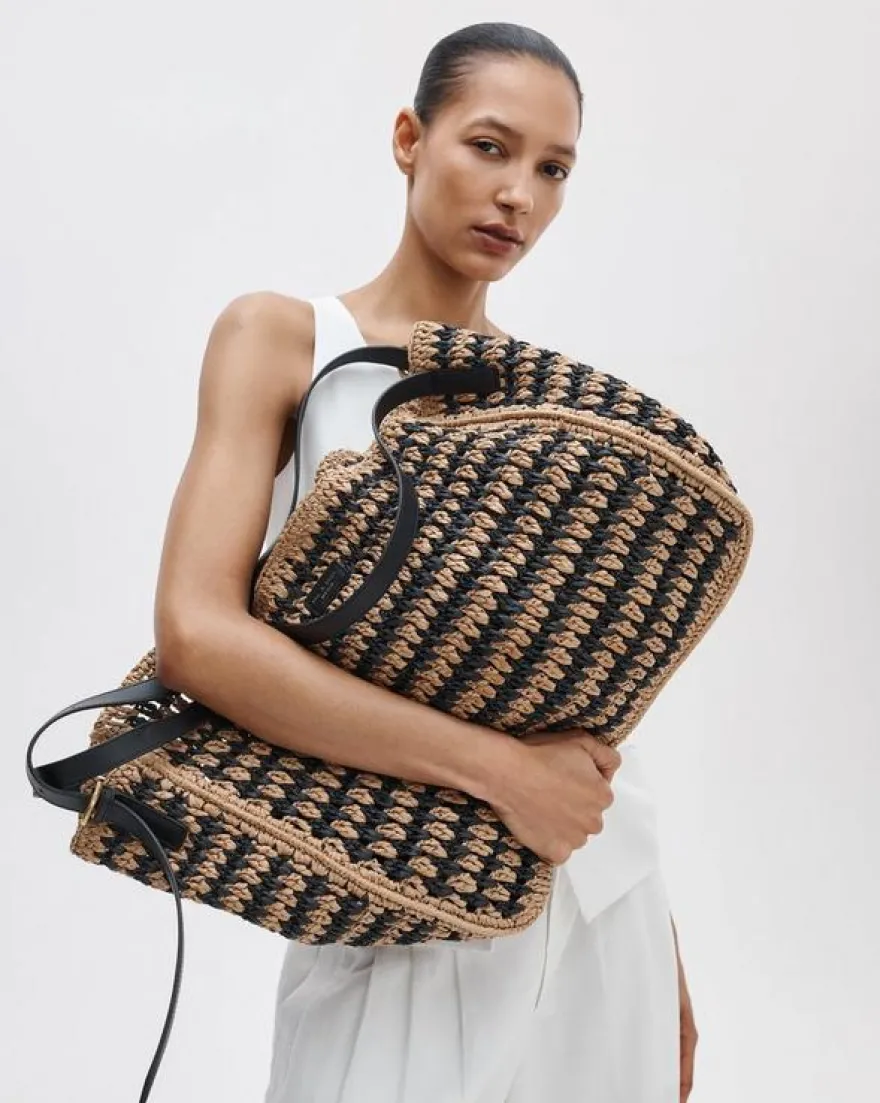 River Raffia Tote