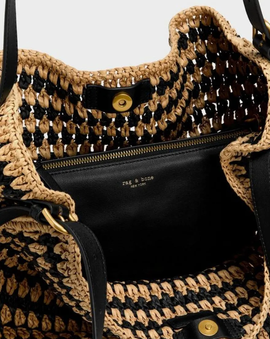 River Raffia Tote