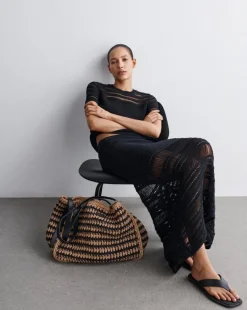 River Raffia Tote
