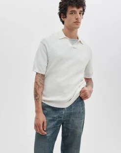 Saxon Silk-Cotton Polo Shirt
