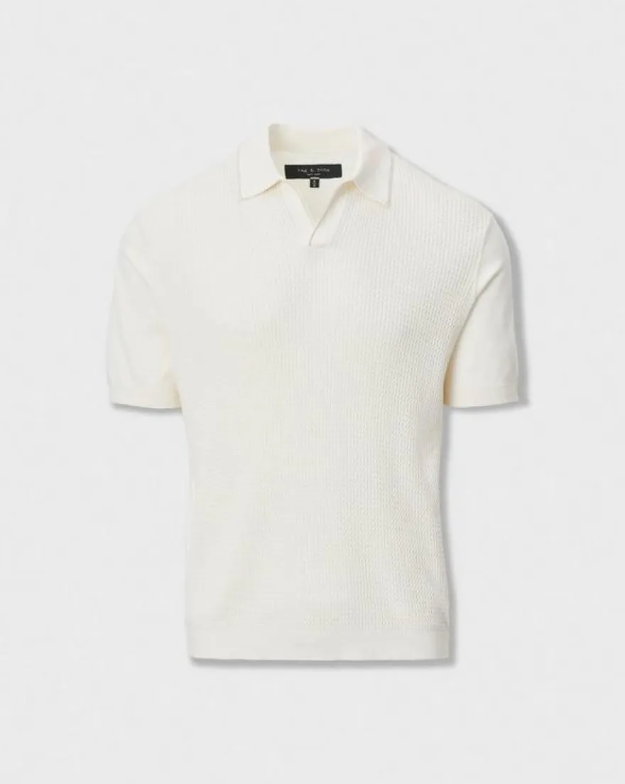 Saxon Silk-Cotton Polo Shirt