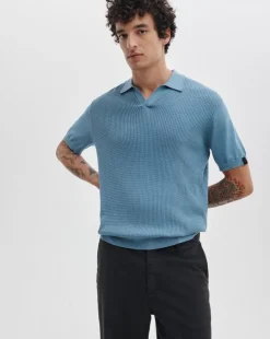 Saxon Silk-Cotton Polo Shirt
