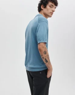 Saxon Silk-Cotton Polo Shirt